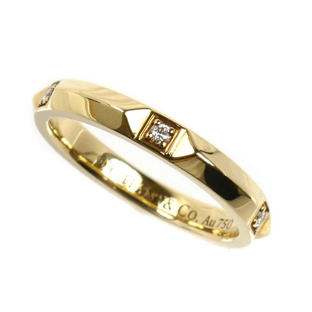 TIFFANY 18k Gold Diamond Ring